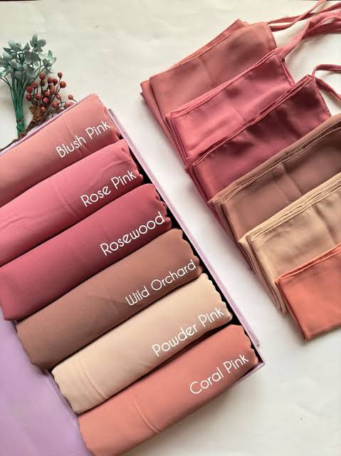 Georgette Hijab Niqab set