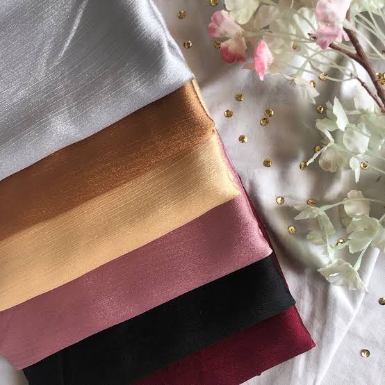 Crinkle silk Hjiab