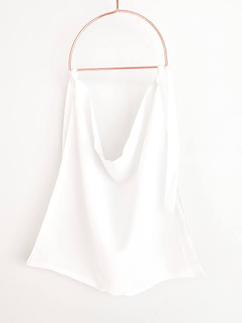 Niqab - White tie back